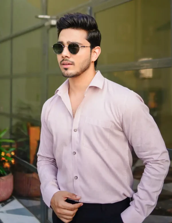 Rose Mist Linen Shirt