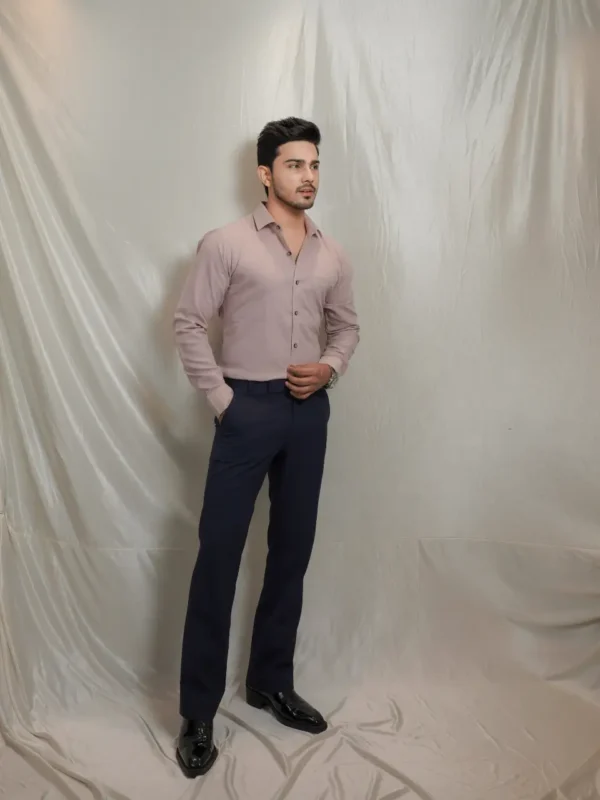 Rose Mist Linen Shirt - Image 5