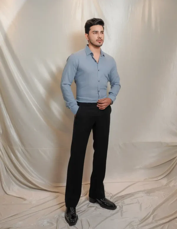 Sky Fade Linen Shirt - Image 5