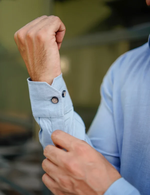 Sky Fade Linen Shirt - Image 2