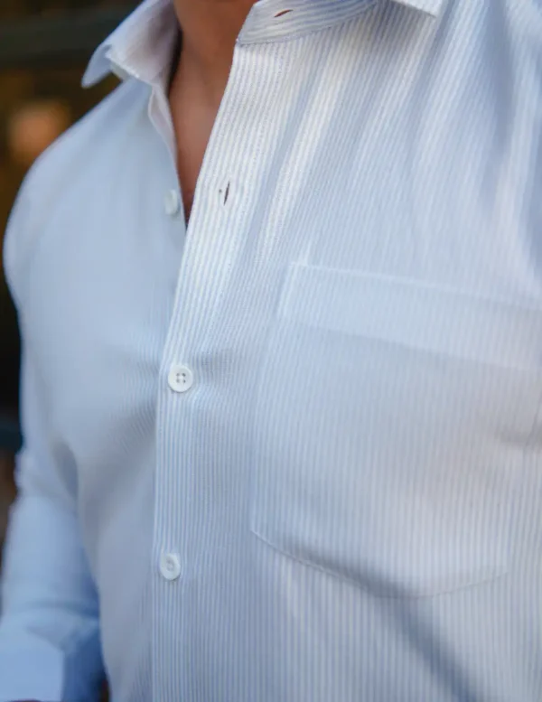 Blueline Striped Shirt - Image 3